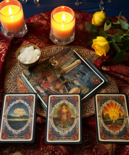 three-card-tarot-soread-with-two-oracle-cards